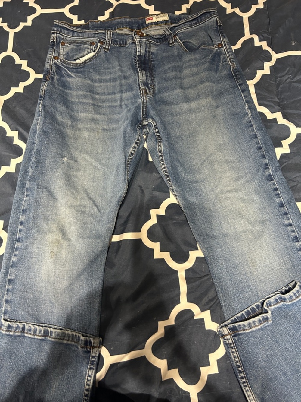 Men's wrangler Blue Denim Jeans 34x30